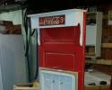 This red and white cooler is actually attached to a door so it stands sturdy. We love Coca Cola around here and this is one of our favorite pieces!